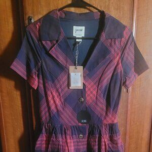 NWT Joanie dress tartan print sz 4
